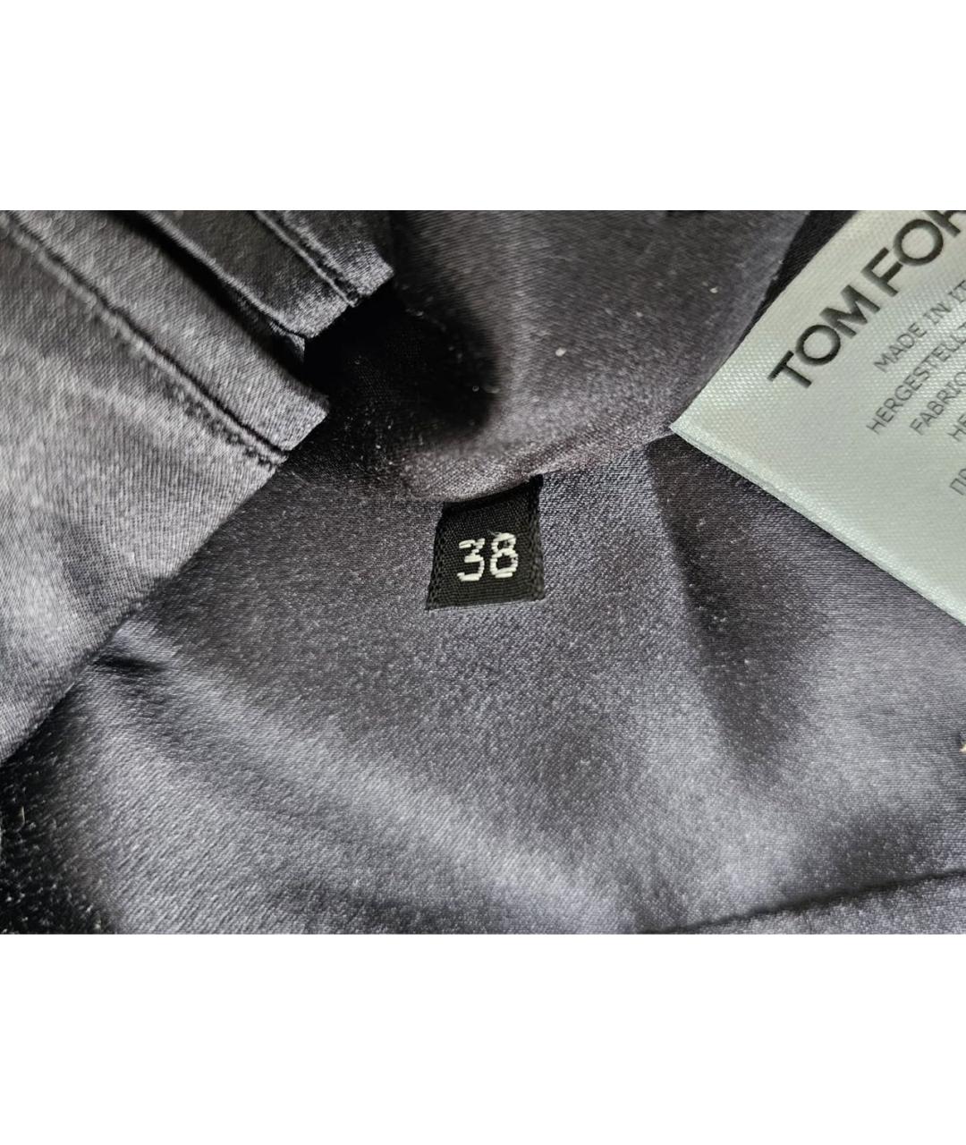 TOM FORD Черное шелковое пальто, фото 6