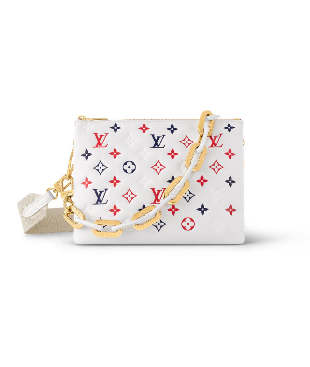 LOUIS VUITTON Белая сумка через плечо, фото 1