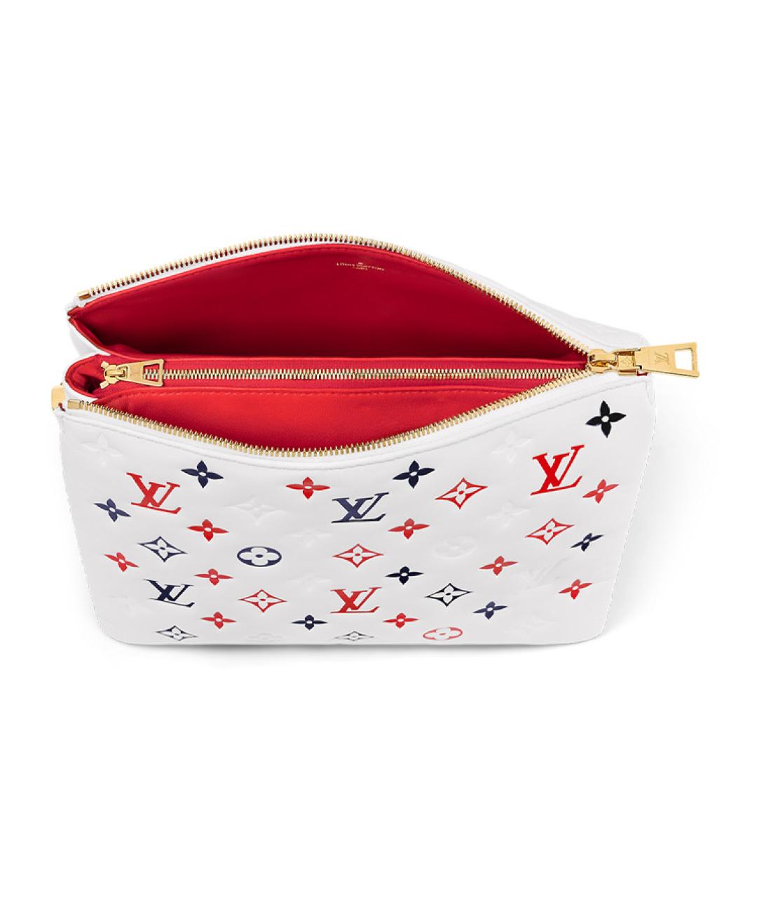 LOUIS VUITTON Белая сумка через плечо, фото 4