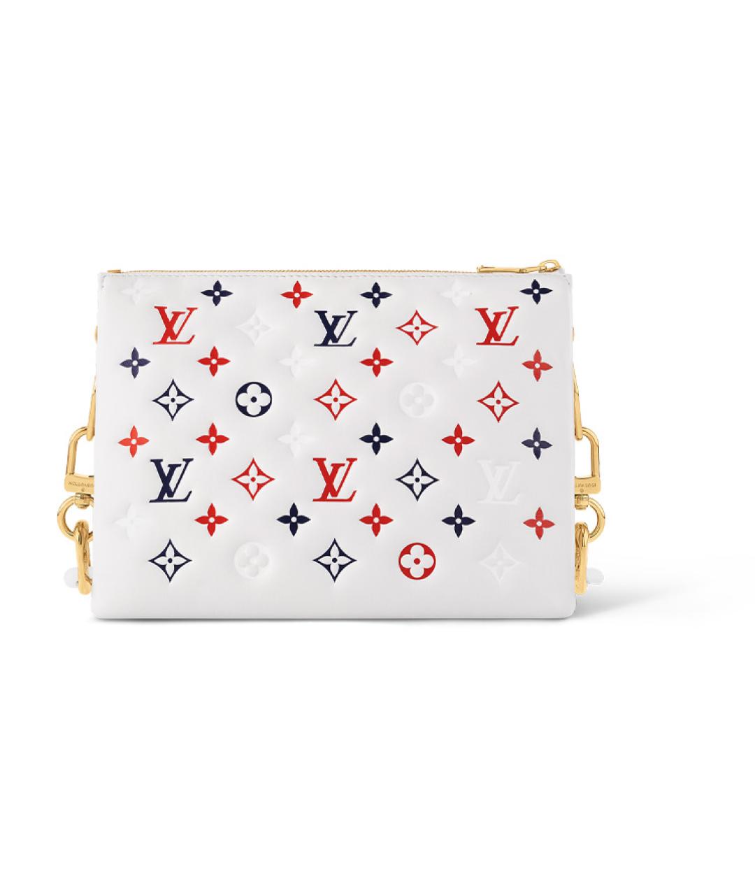 LOUIS VUITTON Белая сумка через плечо, фото 3