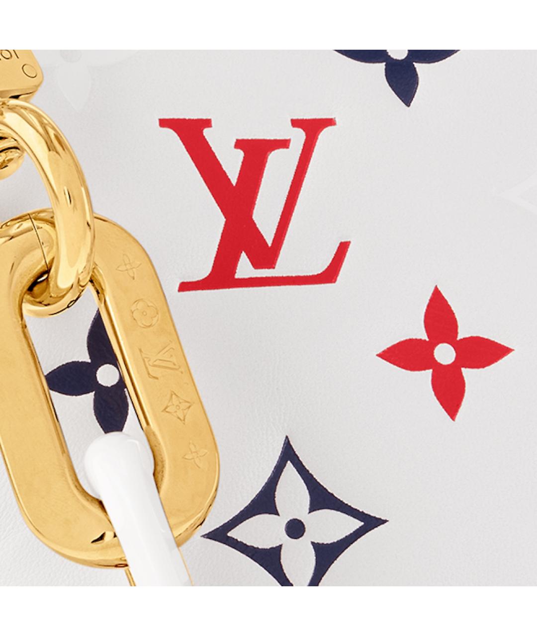 LOUIS VUITTON Белая сумка через плечо, фото 7