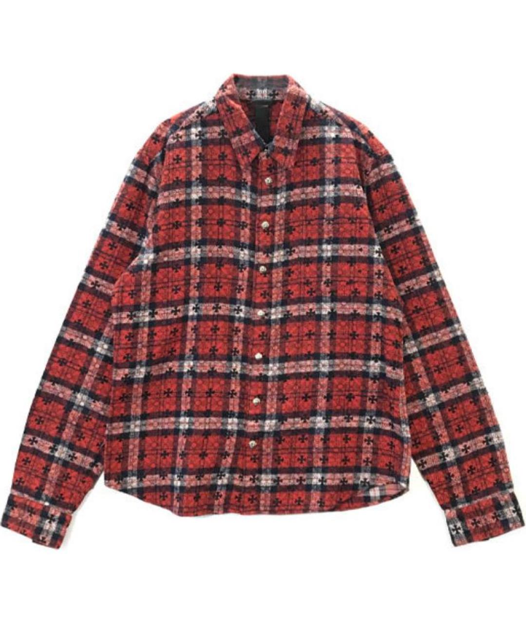 CHROME HEARTS Красная рубашка, фото 1
