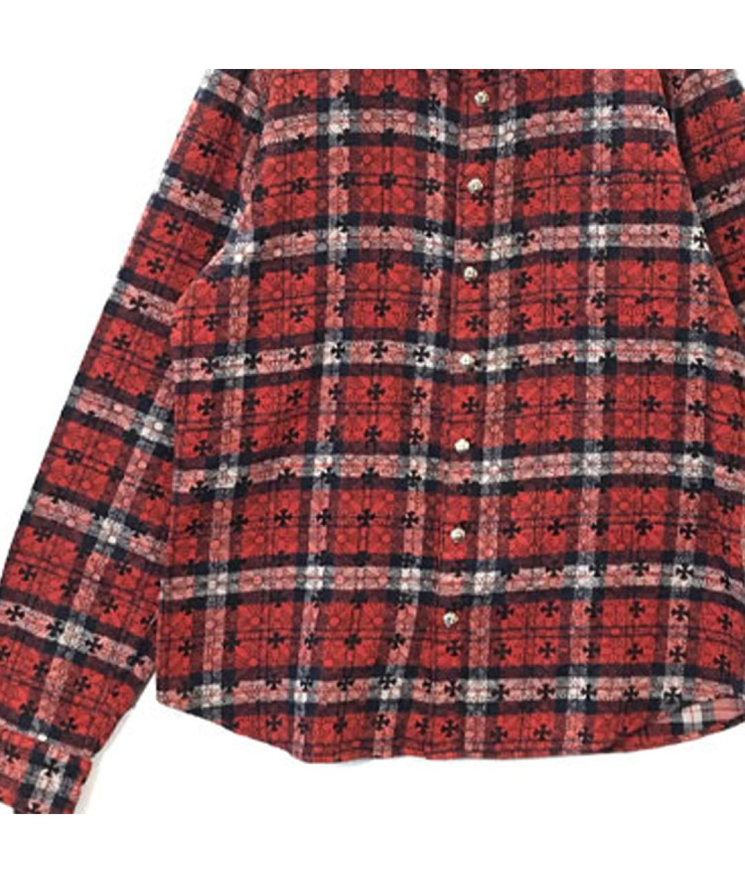 CHROME HEARTS Красная рубашка, фото 6