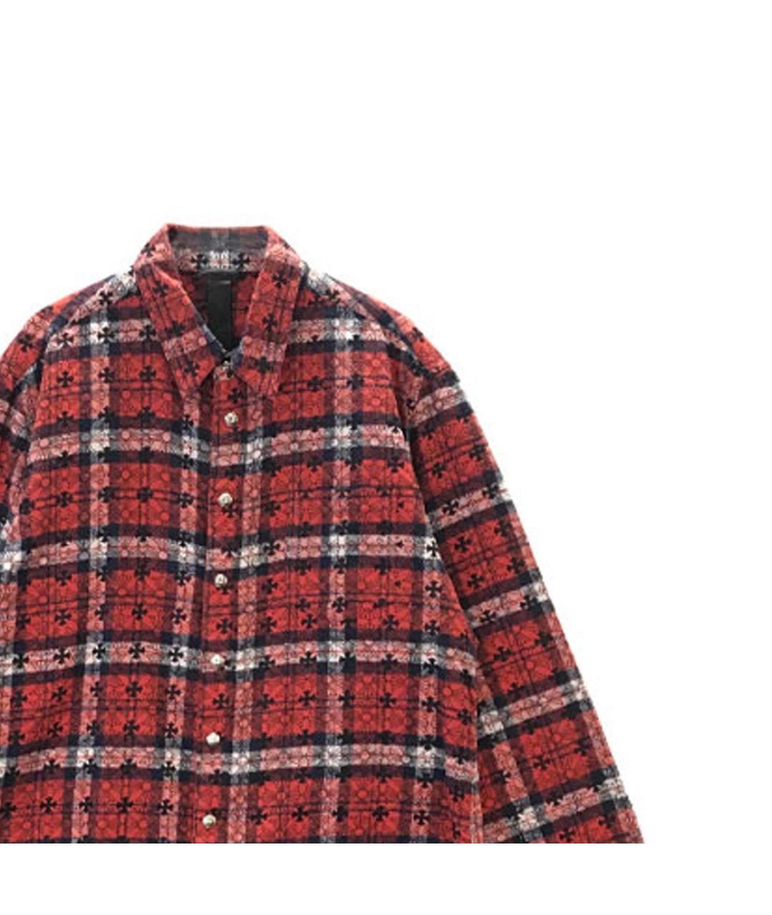 CHROME HEARTS Красная рубашка, фото 5