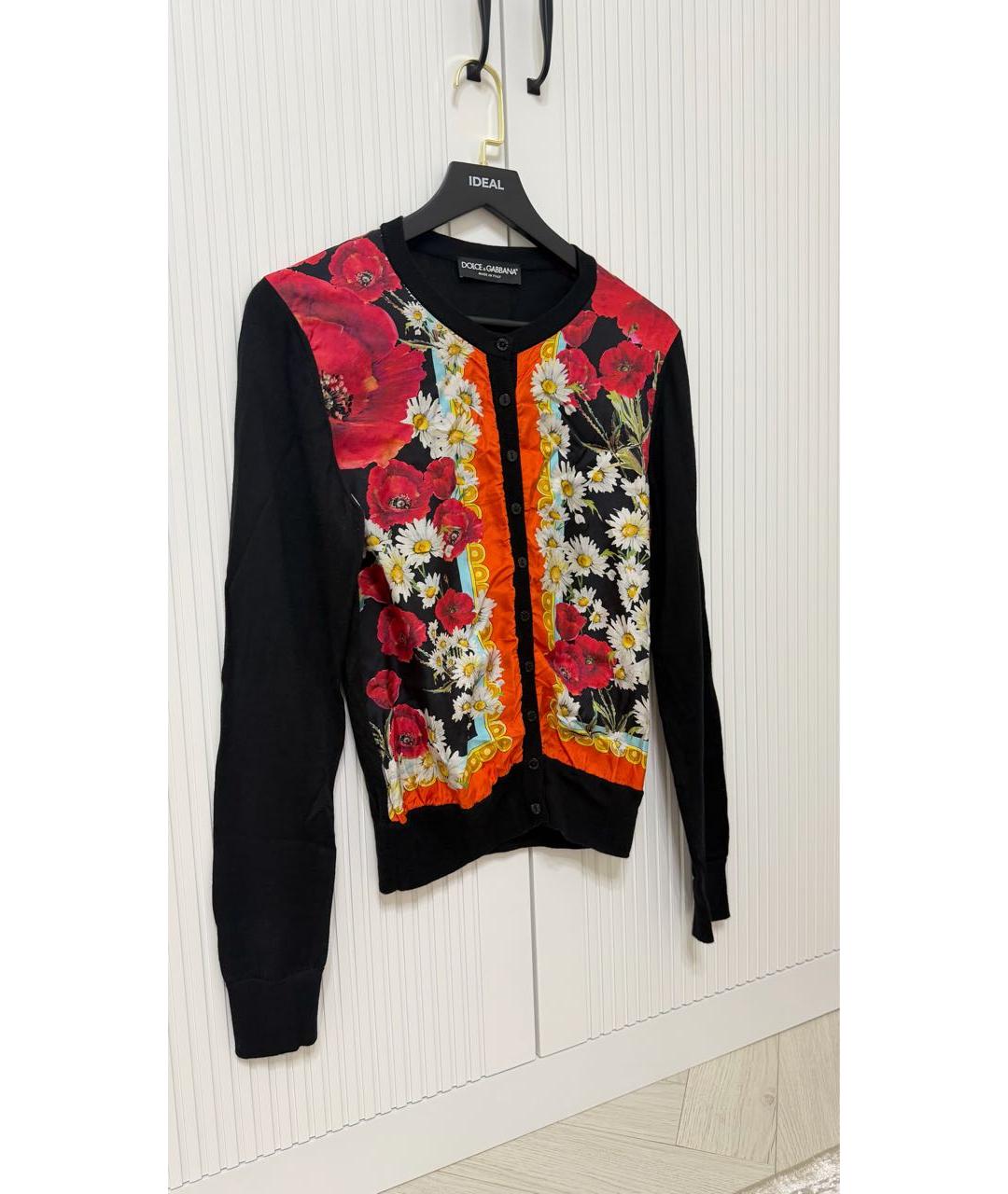 DOLCE&GABBANA Мульти шерстяной кардиган, фото 4