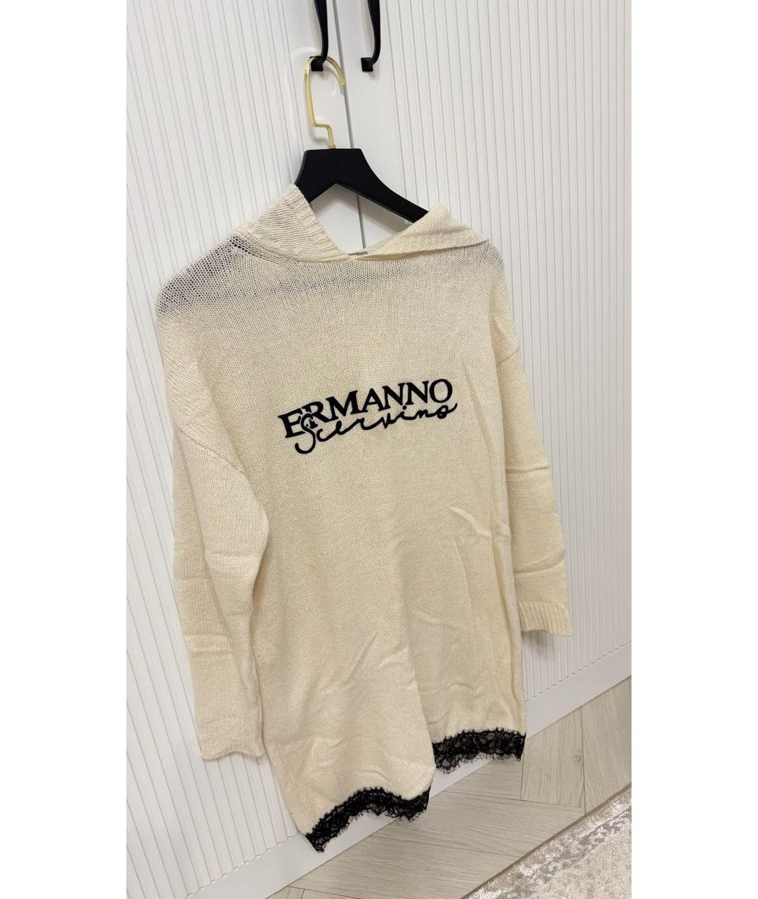 ERMANNO SCERVINO Бежевая жилетка, фото 5