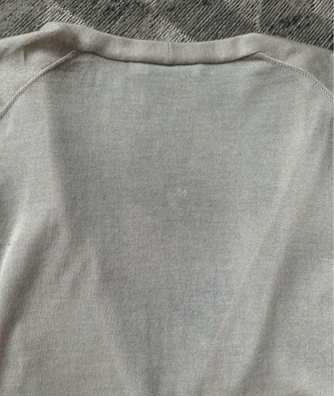 JIL SANDER Бежевый кашемировый кардиган, фото 6