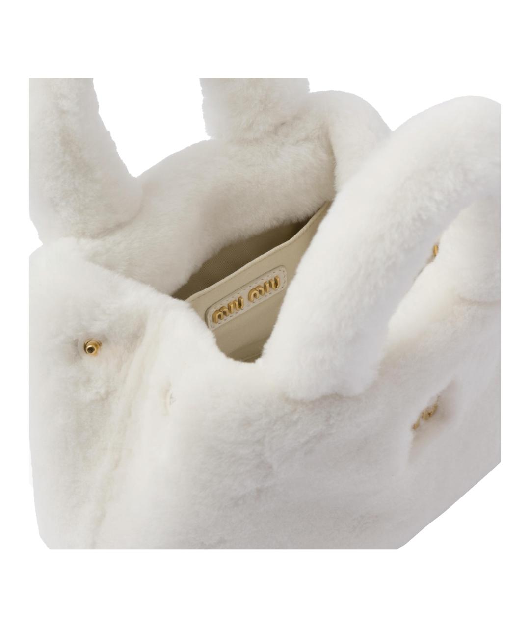 MIU MIU Бежевая сумка через плечо, фото 5