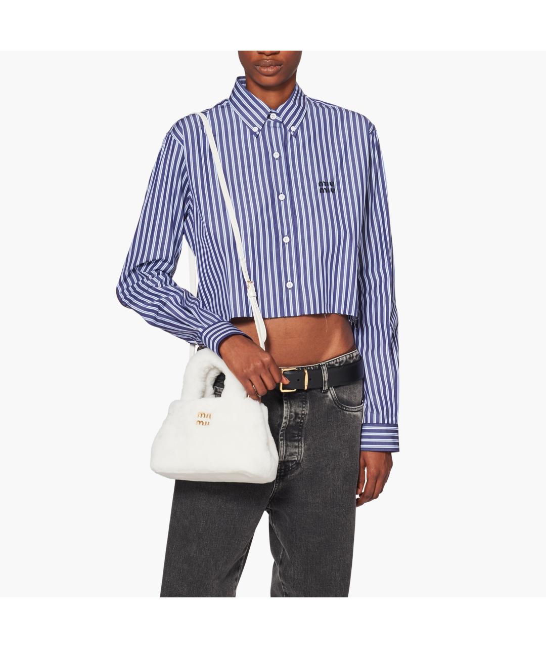 MIU MIU Бежевая сумка через плечо, фото 6