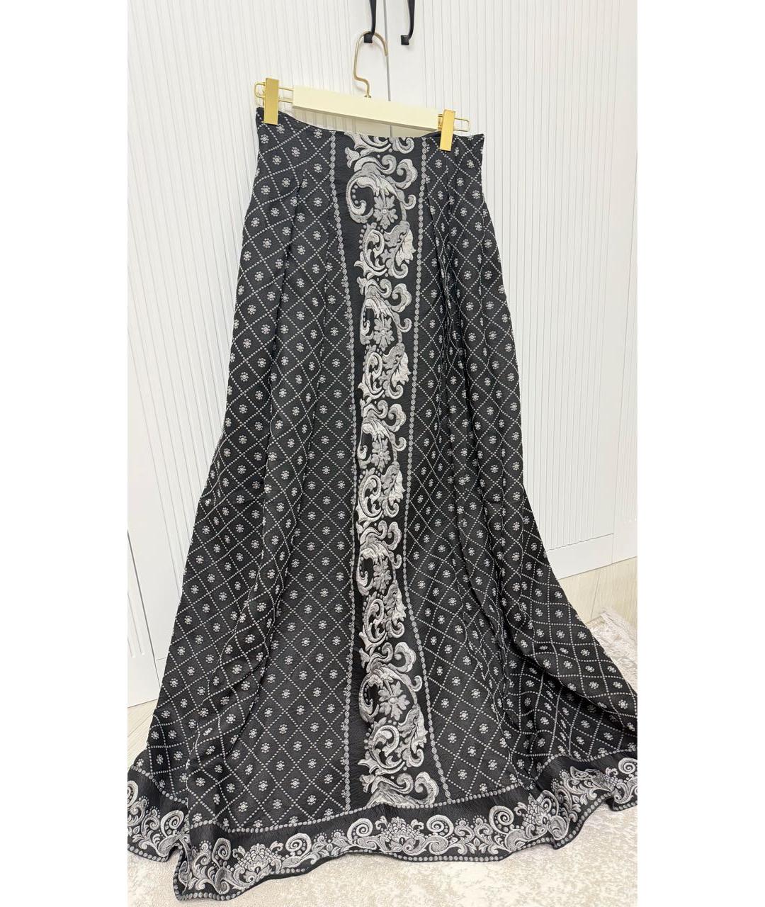 ALBERTA FERRETTI Черная юбка макси, фото 5