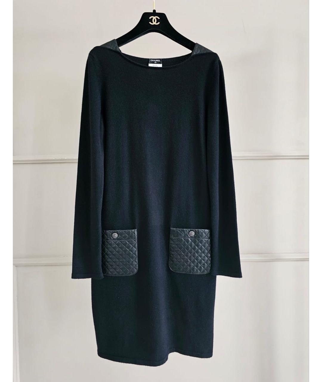 CHANEL Черное повседневное платье, фото 8