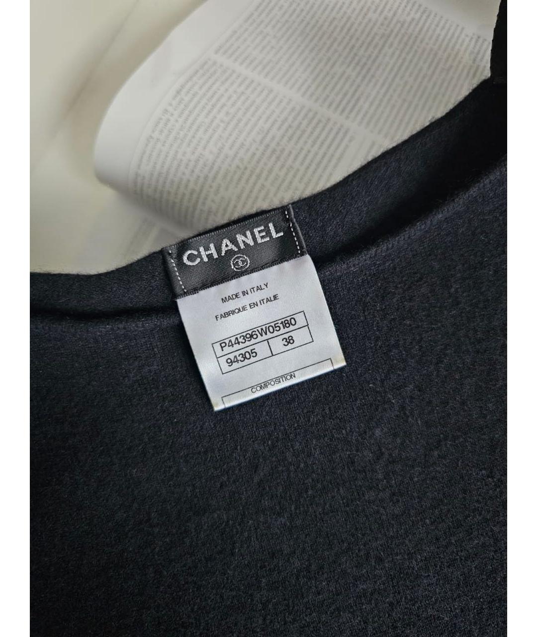 CHANEL Черное повседневное платье, фото 3