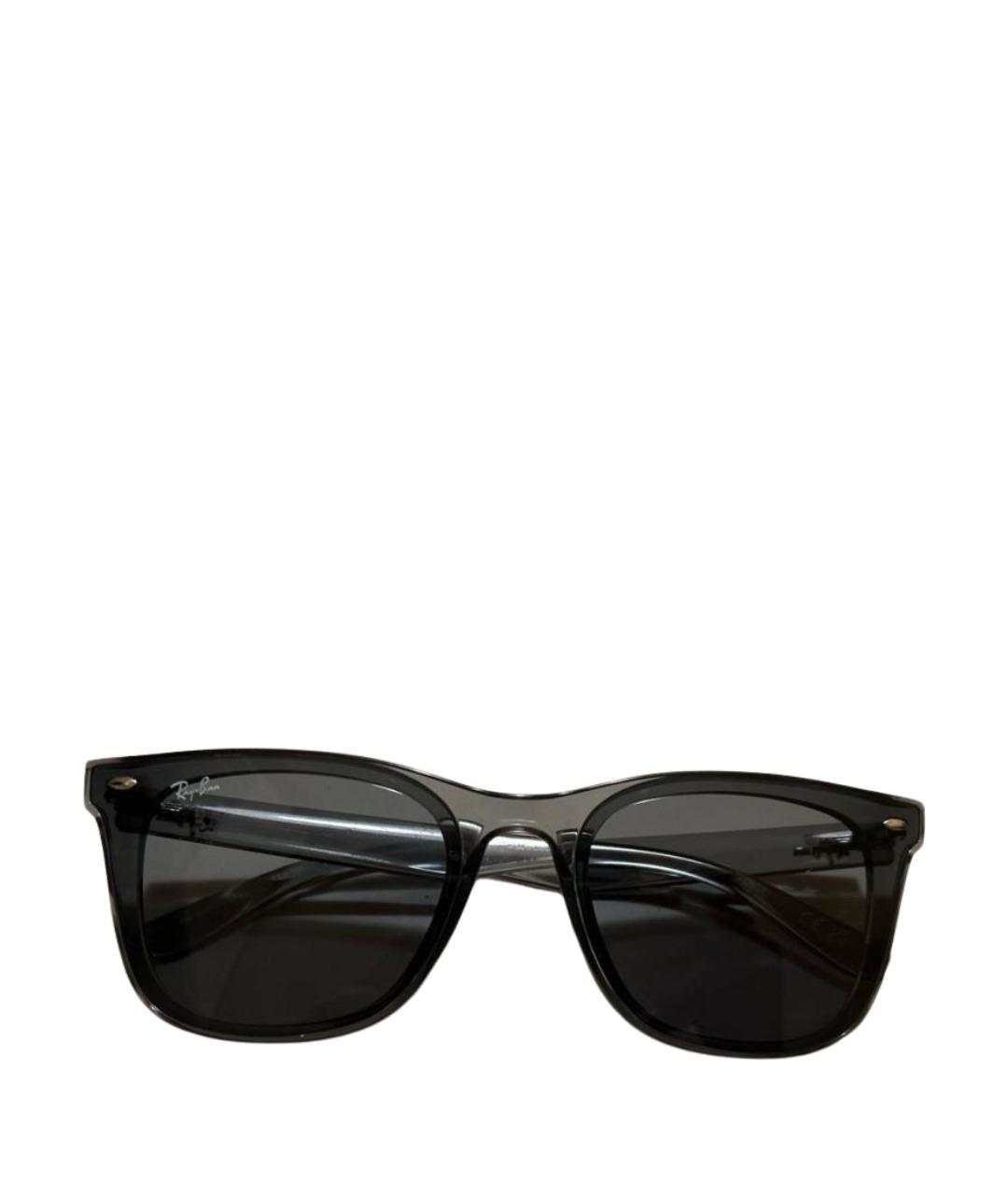 RAY BAN Серые пластиковые солнцезащитные очки, фото 1