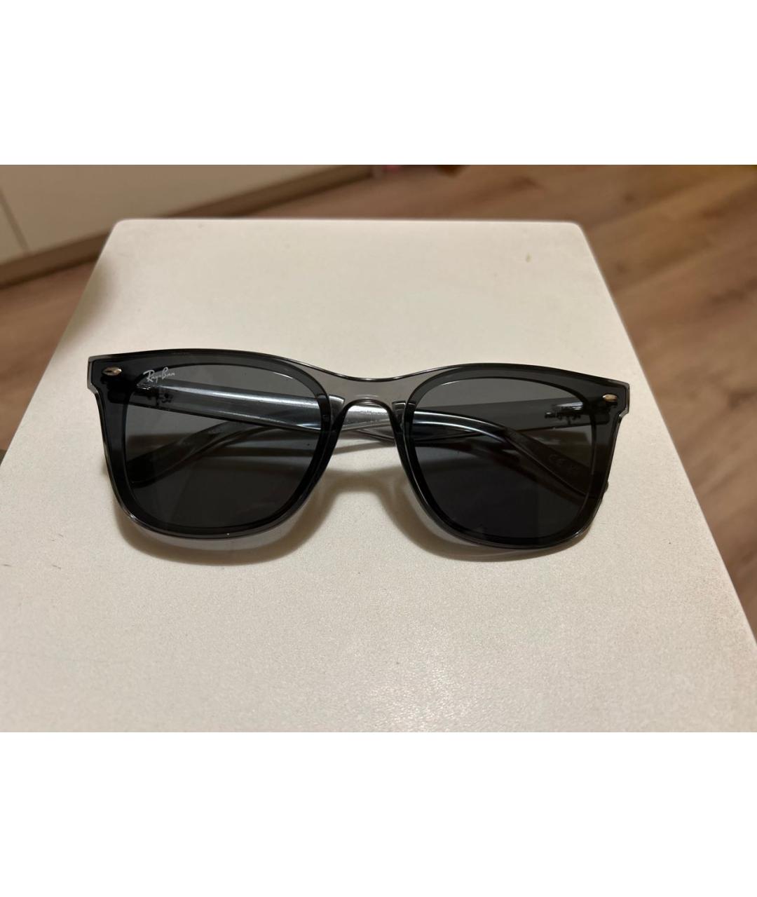 RAY BAN Серые пластиковые солнцезащитные очки, фото 7
