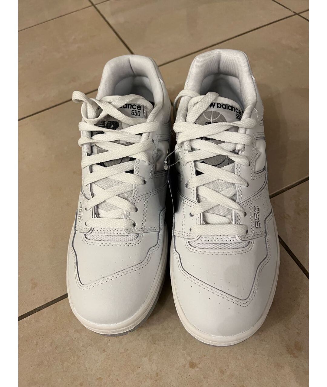 NEW BALANCE Белые кожаные кроссовки, фото 2