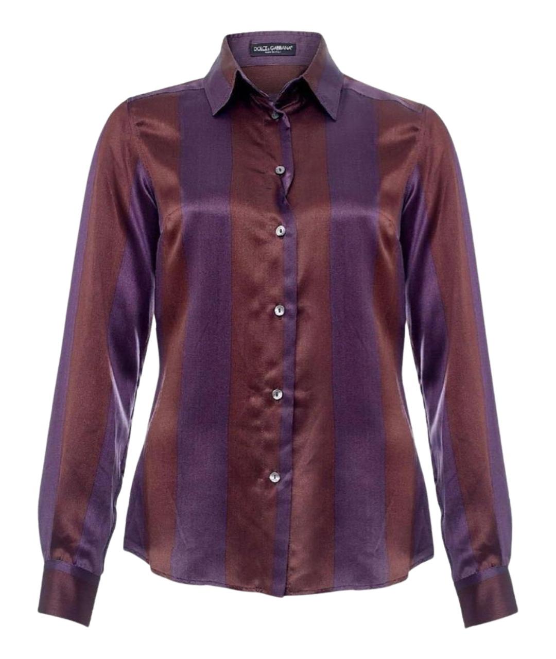 DOLCE&GABBANA Мульти шелковая рубашка, фото 1