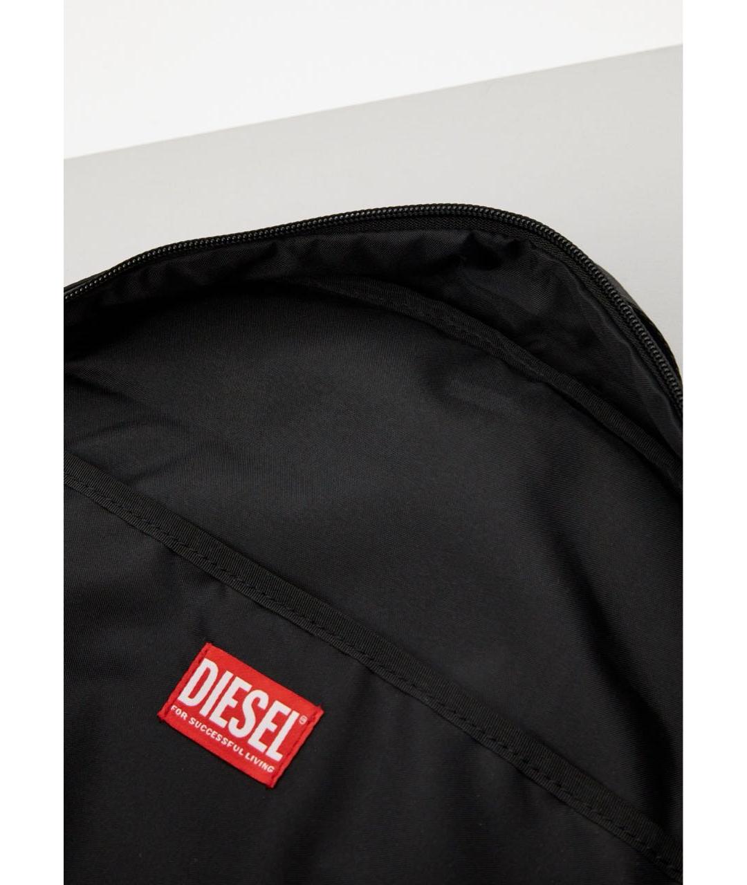 DIESEL Черный тканевый рюкзак, фото 3