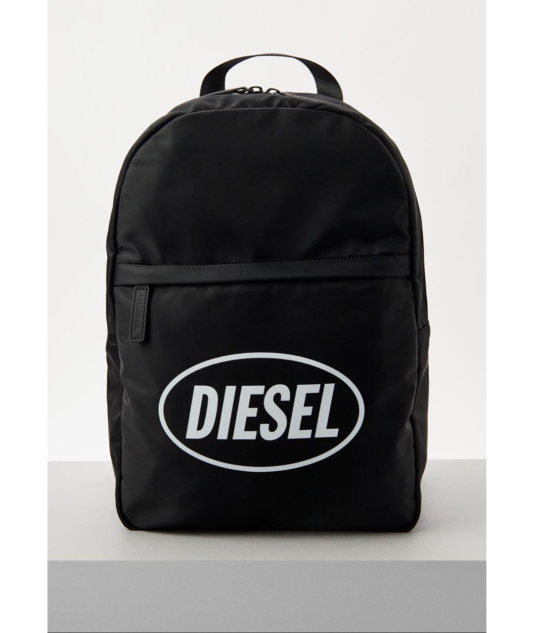 DIESEL Черный тканевый рюкзак, фото 4