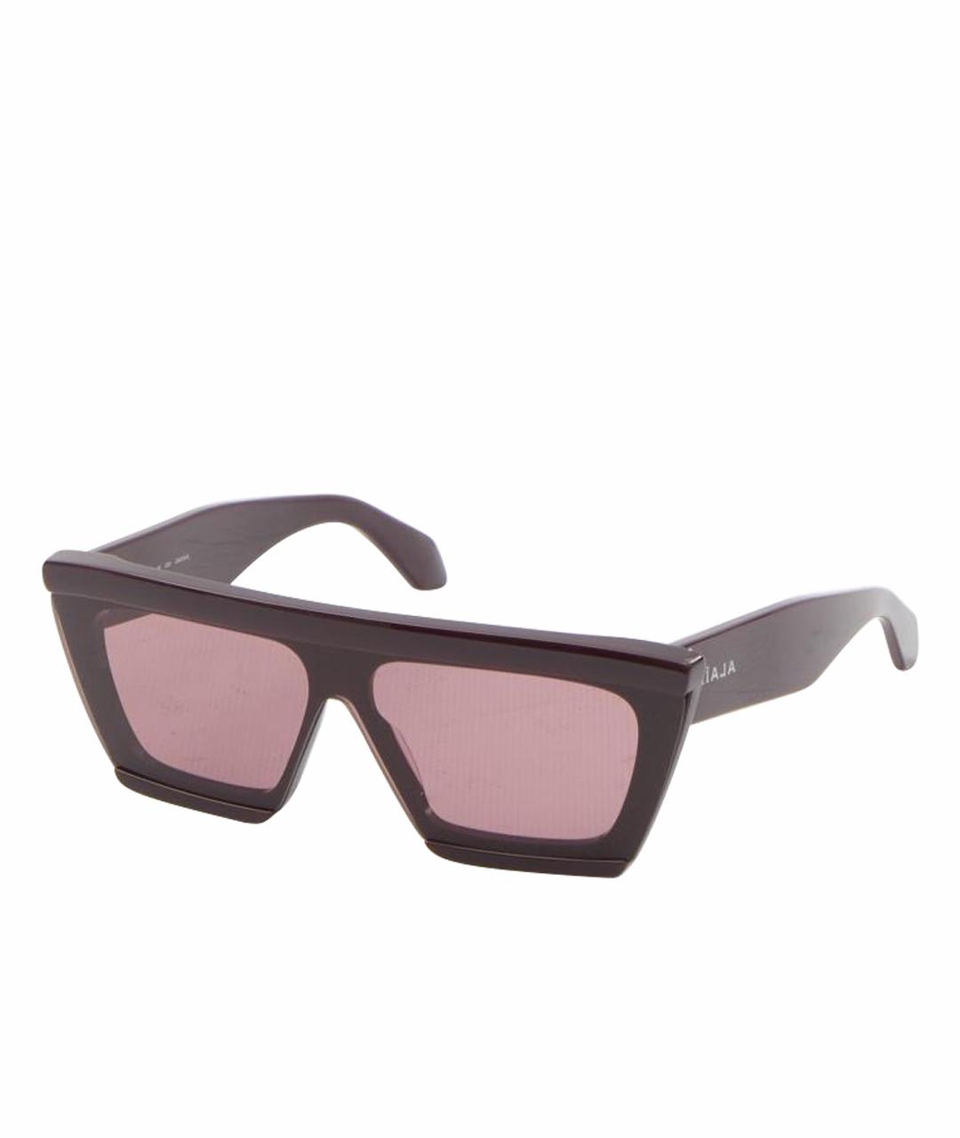 ALAIA Красные пластиковые солнцезащитные очки, фото 1