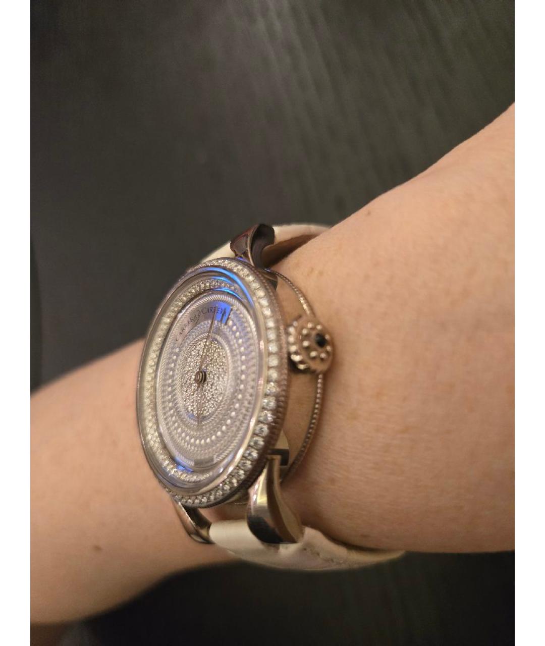 CARRERA Y CARRERA Белые часы из белого золота, фото 3