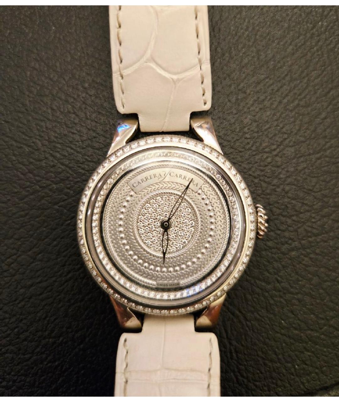 CARRERA Y CARRERA Белые часы из белого золота, фото 6