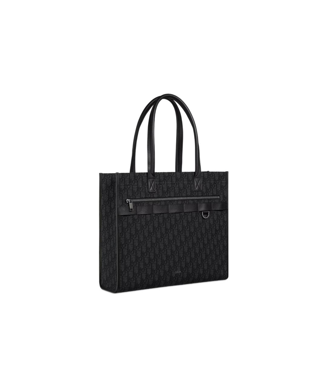 CHRISTIAN DIOR Черная сумка тоут, фото 2