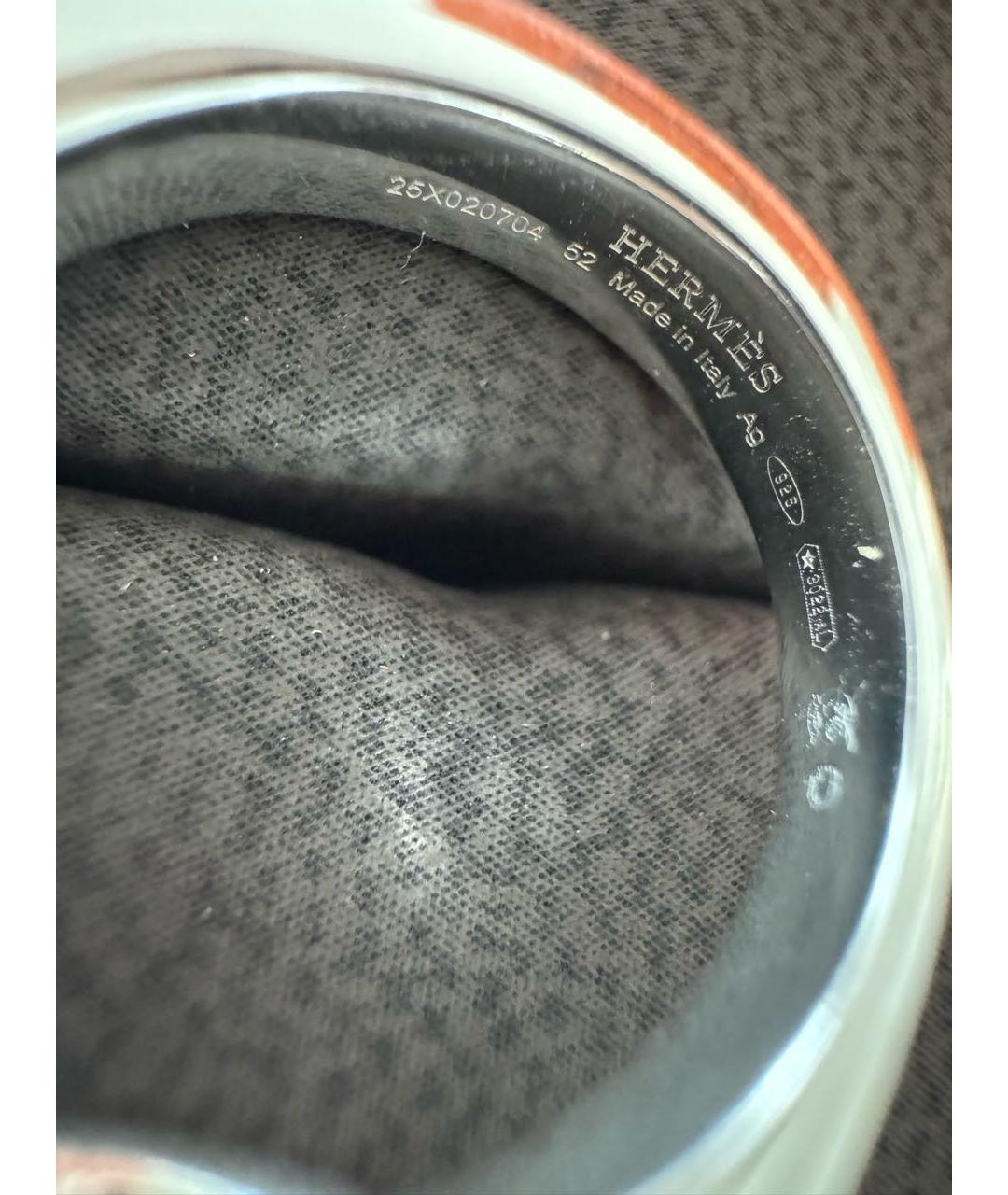HERMES Серебряное серебряное кольцо, фото 5