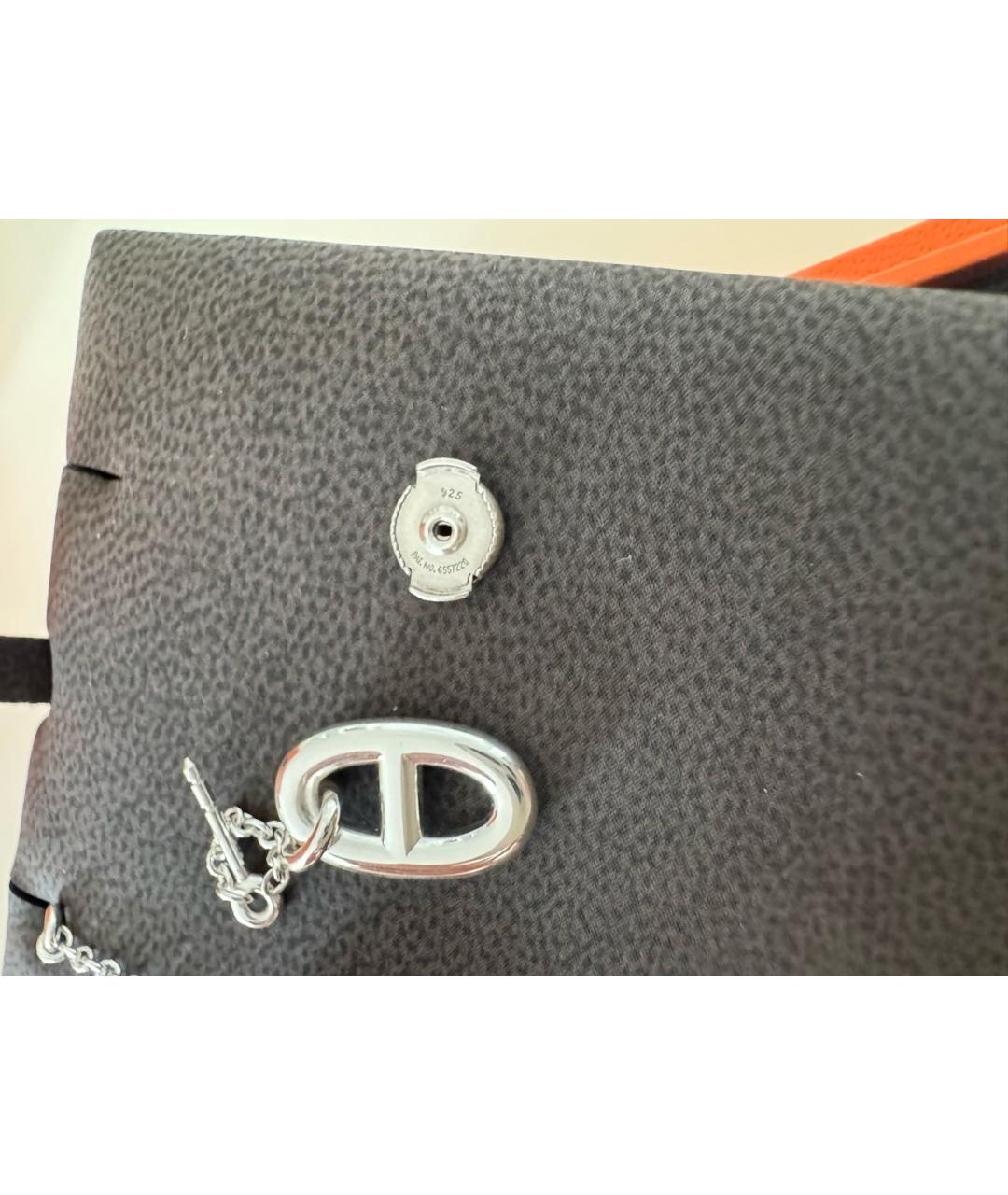 HERMES Серебряные серебряные серьги, фото 5