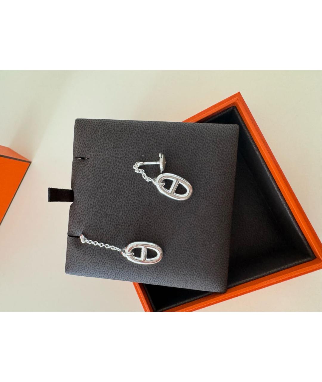 HERMES Серебряные серебряные серьги, фото 4