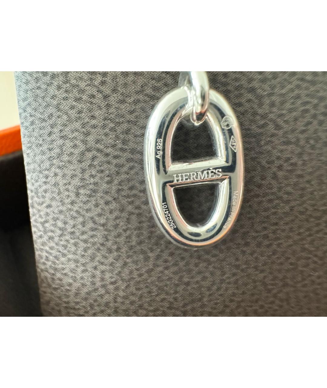 HERMES Серебряные серебряные серьги, фото 6
