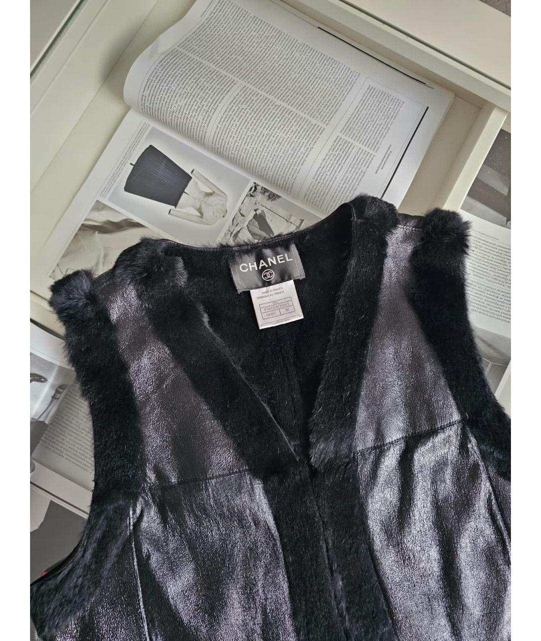 CHANEL Черный жилет, фото 2