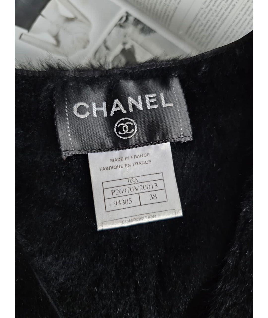 CHANEL Черный жилет, фото 4