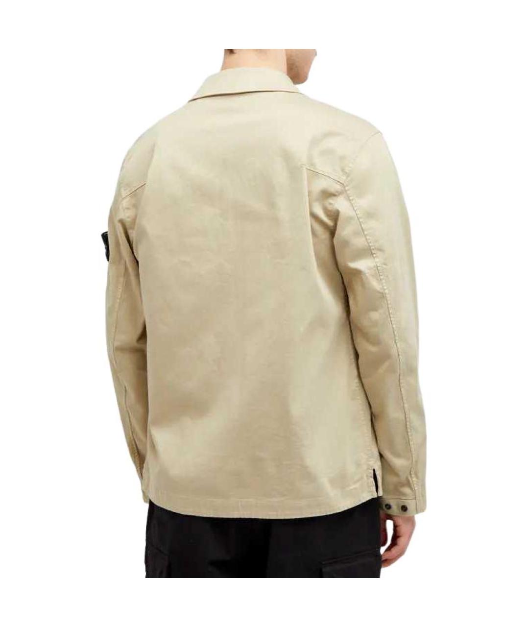 STONE ISLAND Бежевая куртка, фото 5