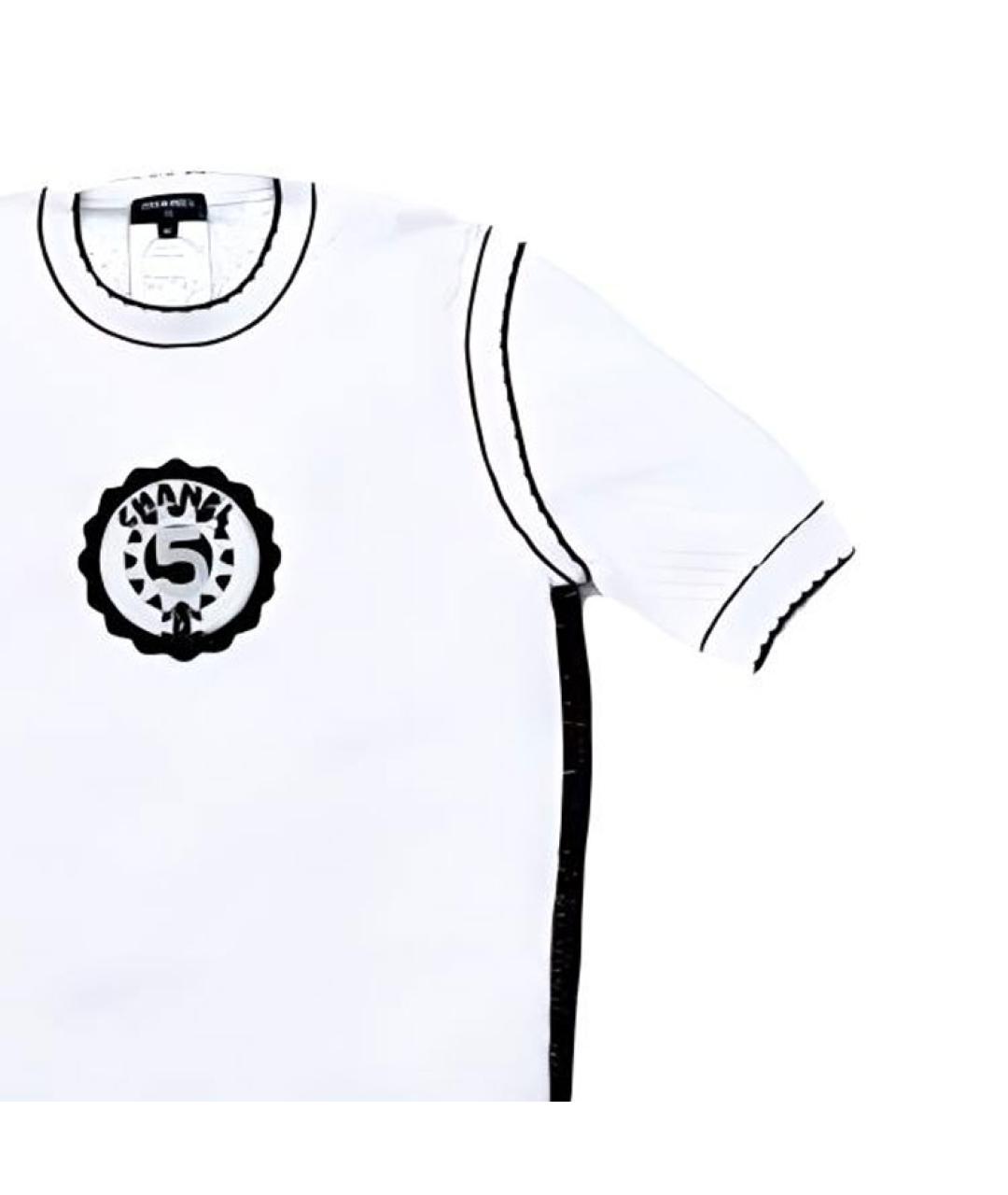 CHANEL Белая футболка, фото 4