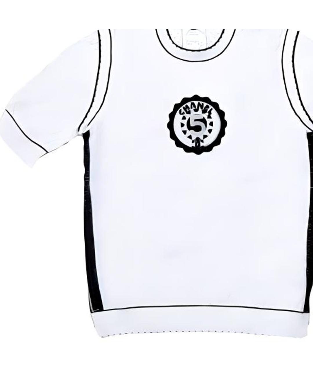 CHANEL Белая футболка, фото 5