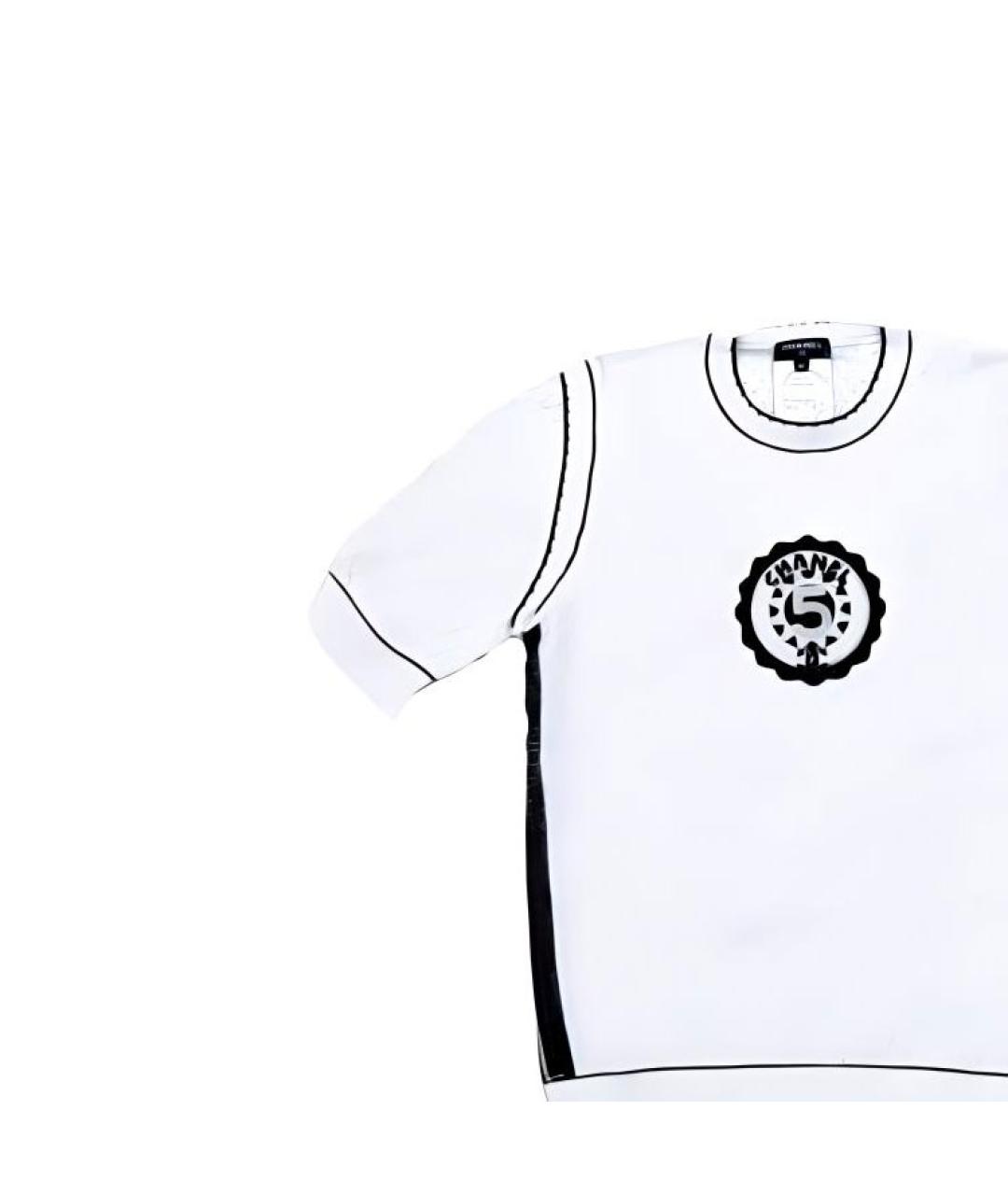 CHANEL Белая футболка, фото 3