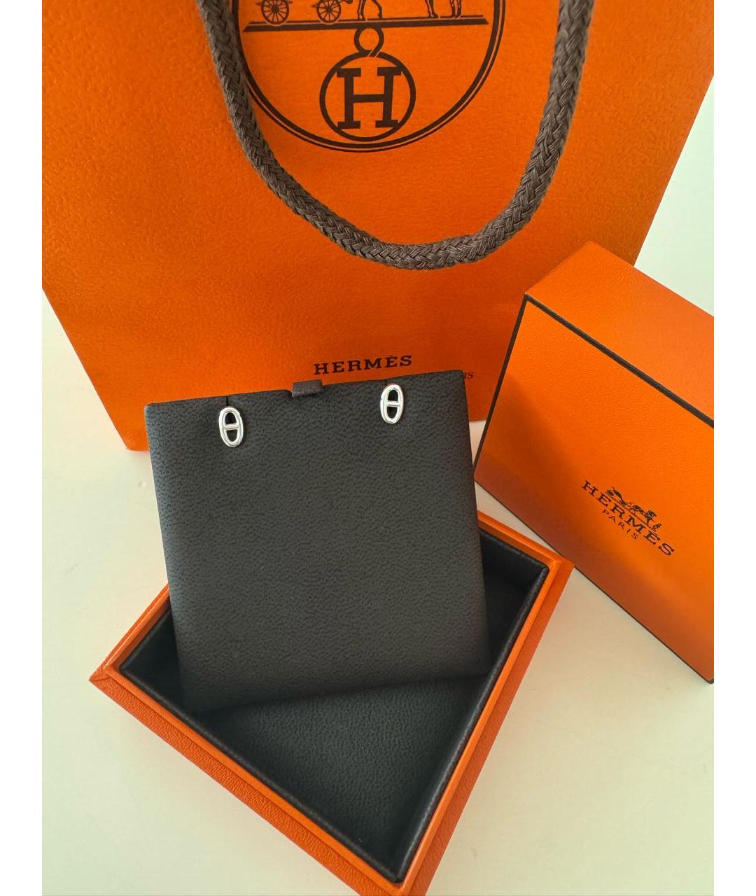 HERMES Серебряные серебряные серьги, фото 2