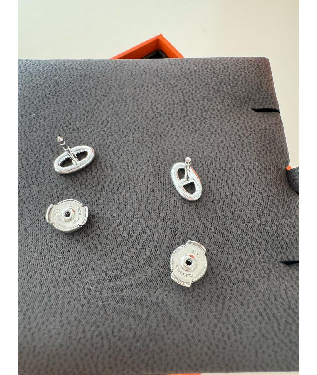 HERMES Серебряные серебряные серьги, фото 6