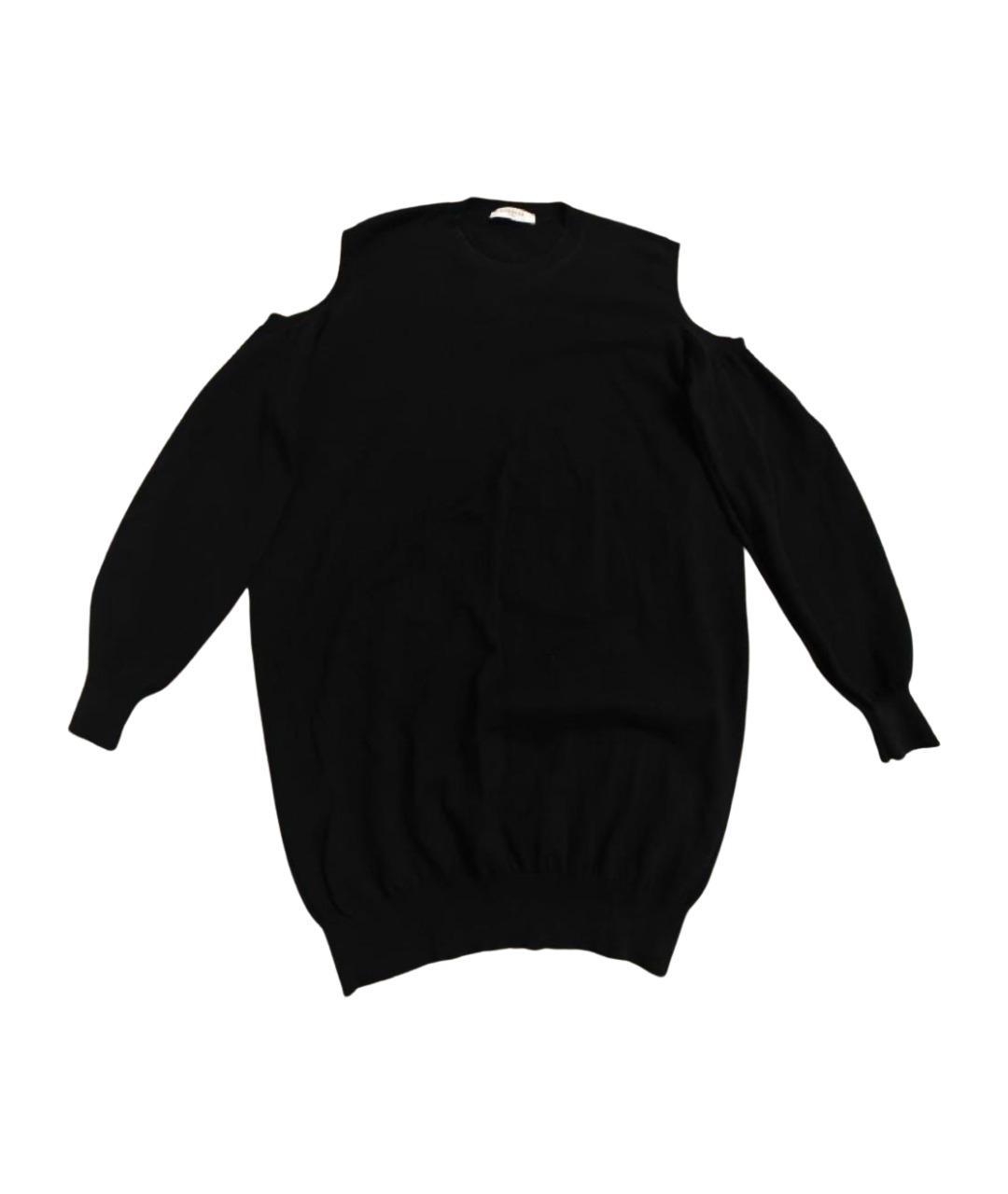 GIVENCHY Черный хлопко-эластановый джемпер / свитер, фото 1