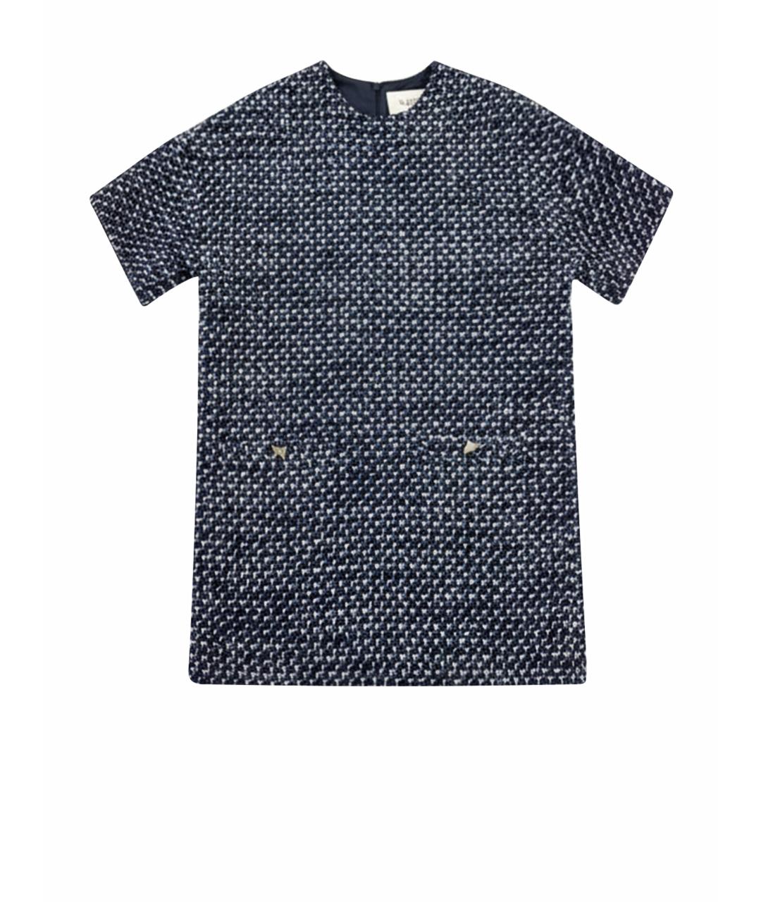 VALENTINO Темно-синее повседневное платье, фото 1