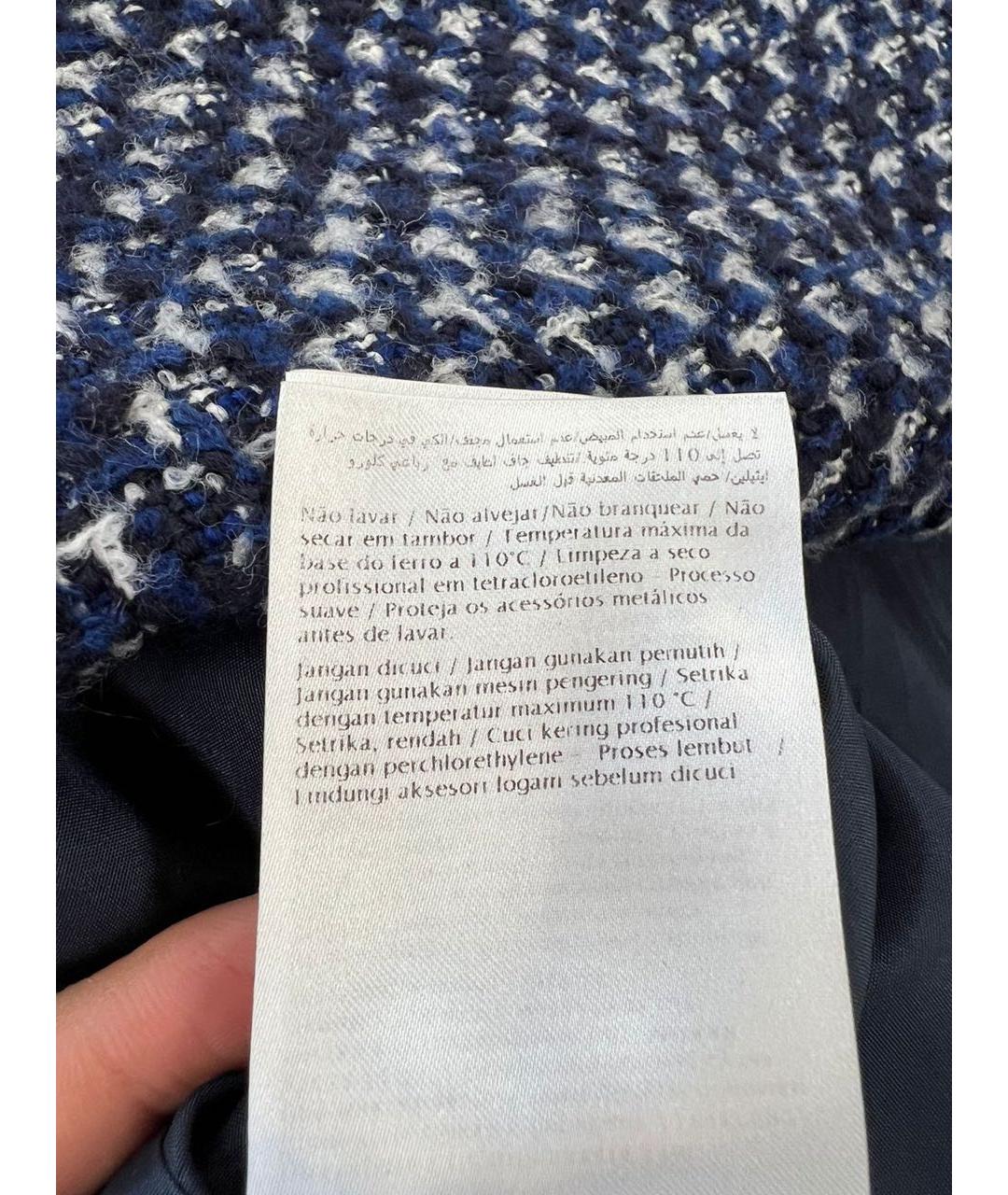 VALENTINO Темно-синее повседневное платье, фото 6