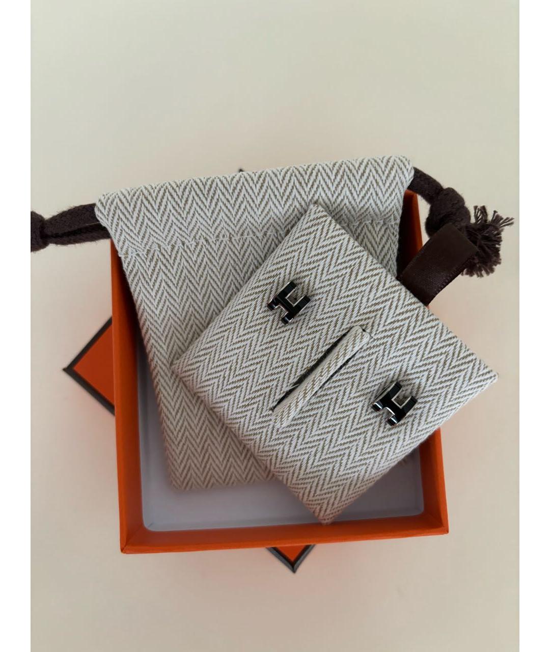 HERMES Серебряные металлические серьги, фото 2