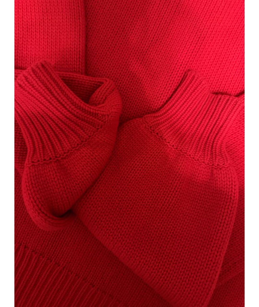 PERVERT Красный шерстяной джемпер / свитер, фото 4
