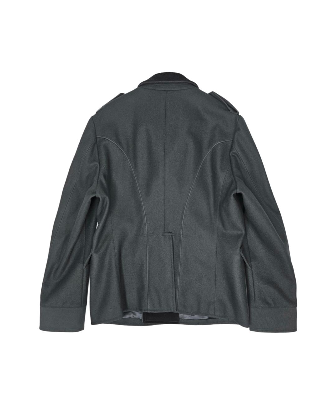 DOLCE&GABBANA Черное шерстяное пальто, фото 2