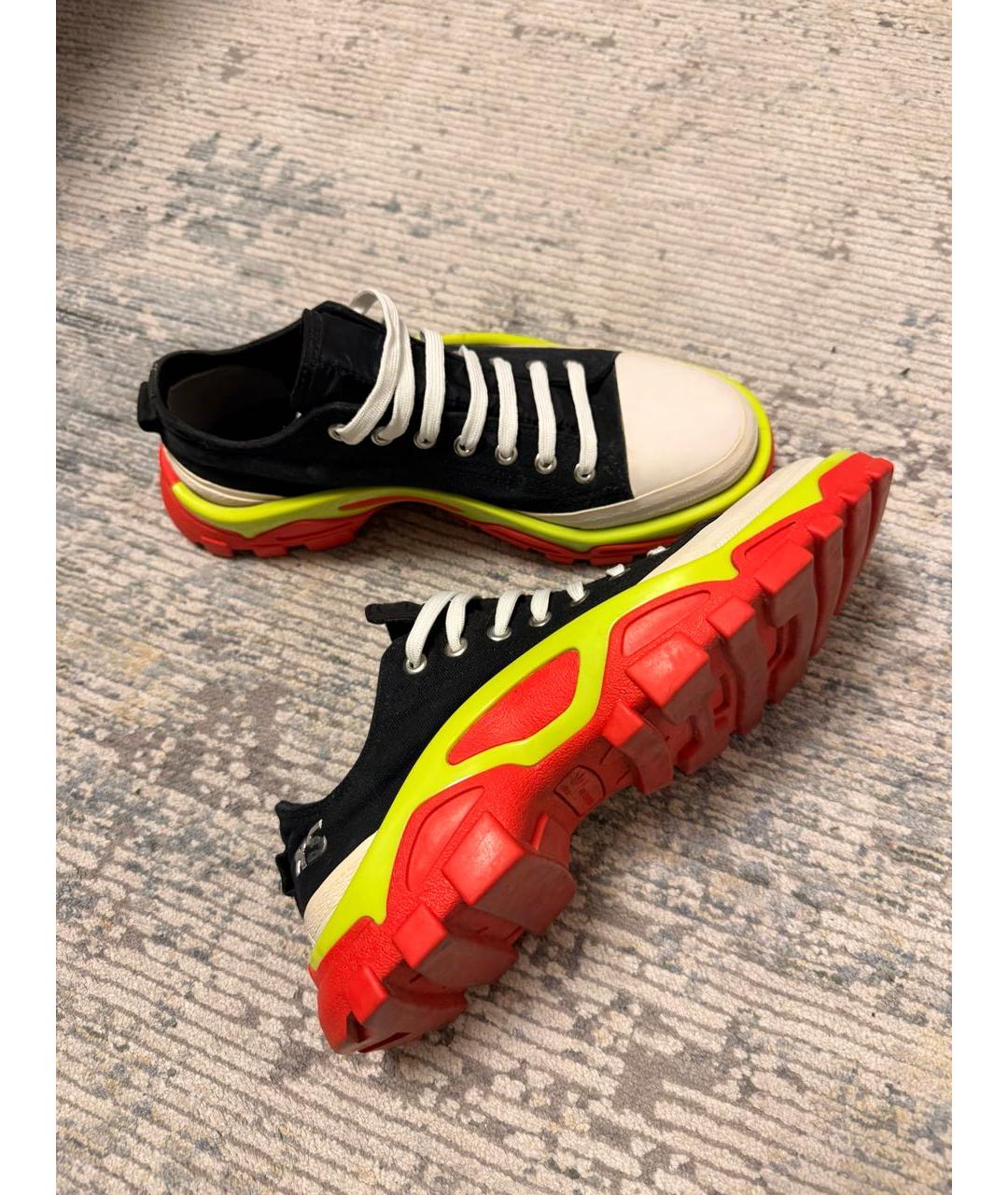 ADIDAS X RAF SIMONS Текстильные низкие кроссовки / кеды, фото 5