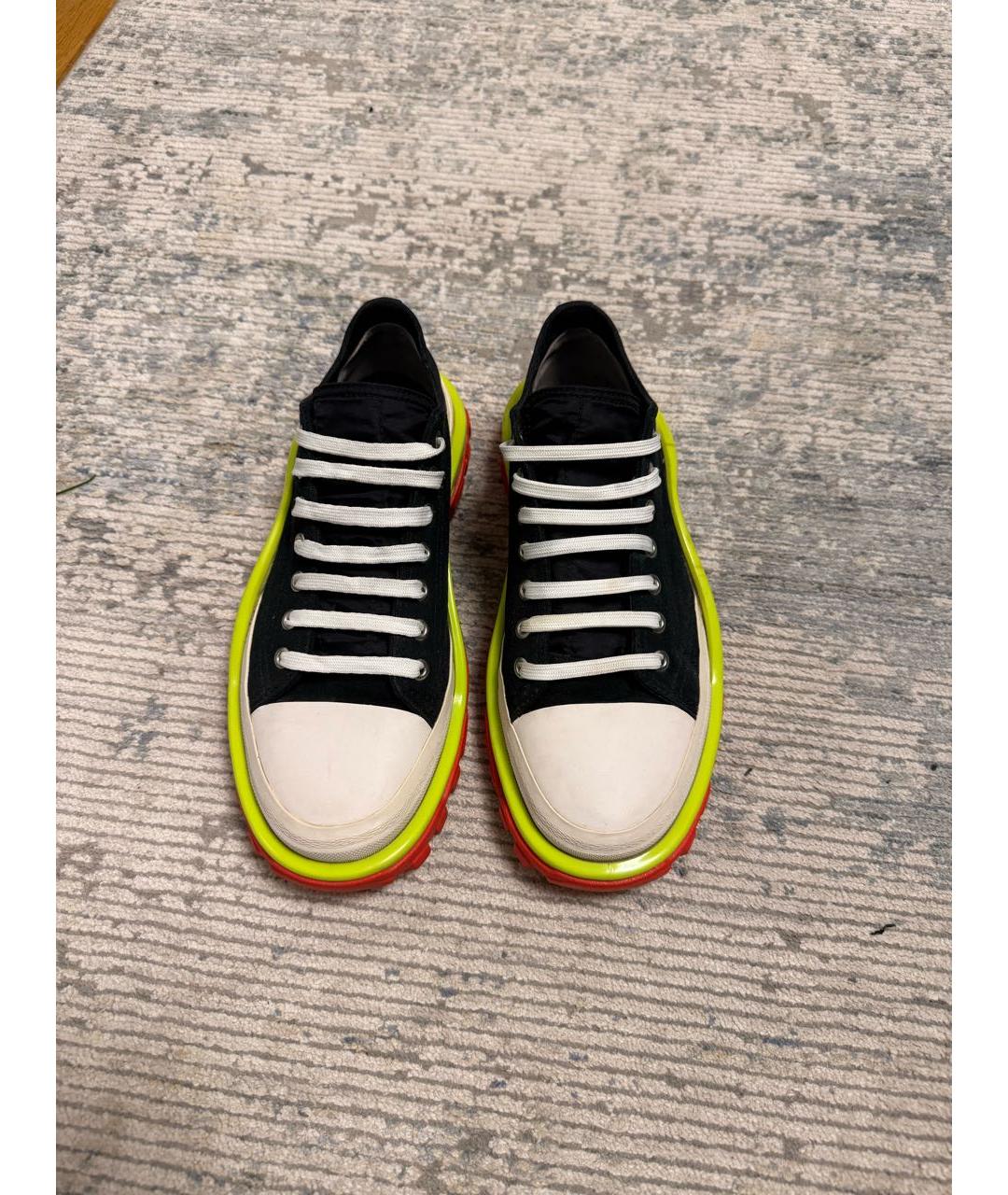 ADIDAS X RAF SIMONS Текстильные низкие кроссовки / кеды, фото 3