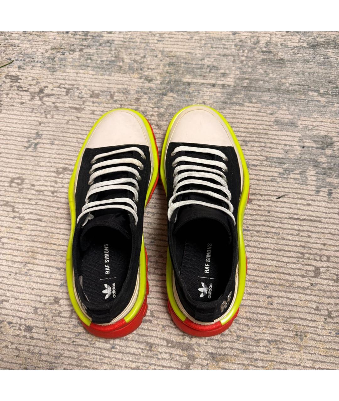 ADIDAS X RAF SIMONS Текстильные низкие кроссовки / кеды, фото 4