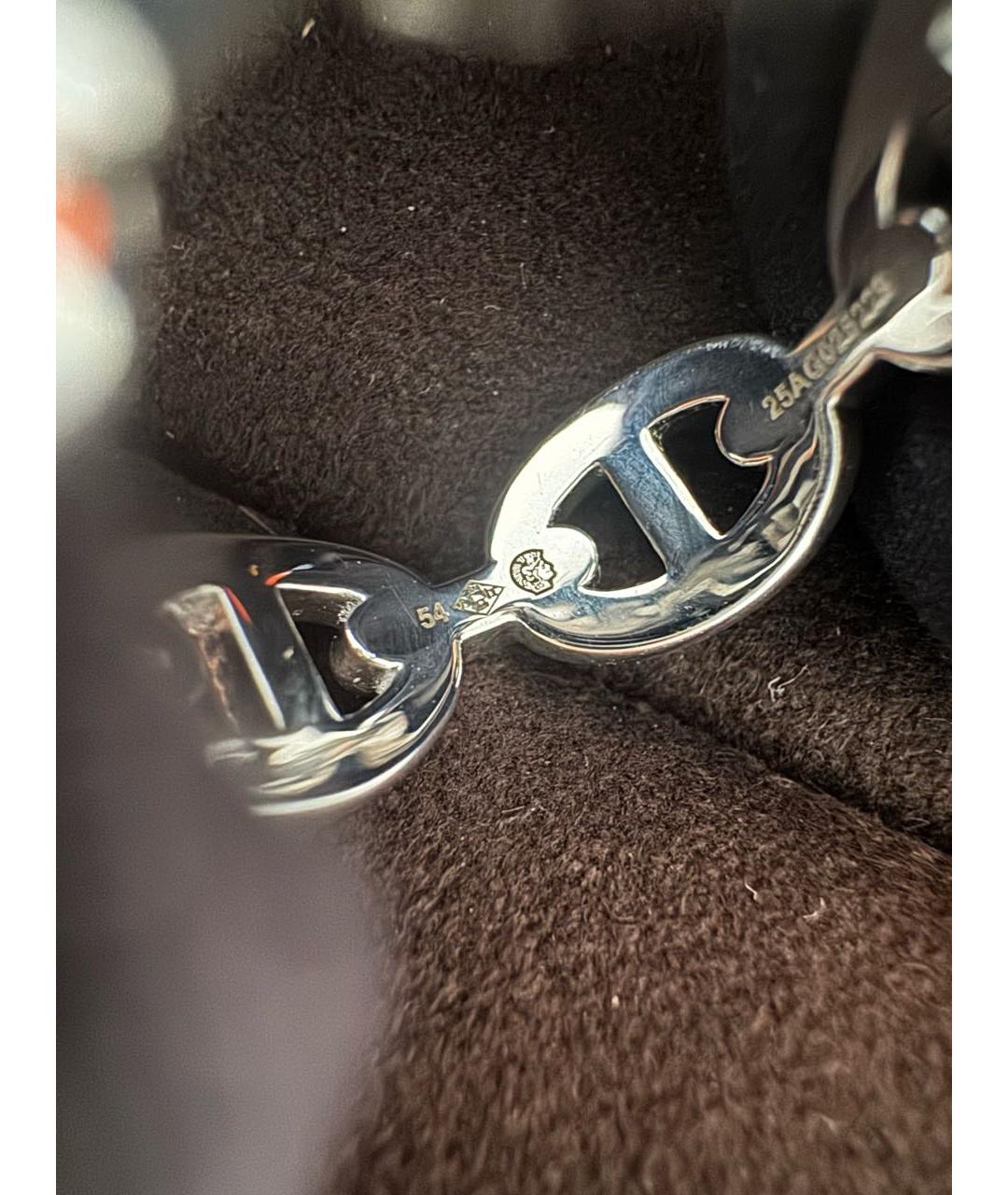 HERMES Серебряное серебряное кольцо, фото 6