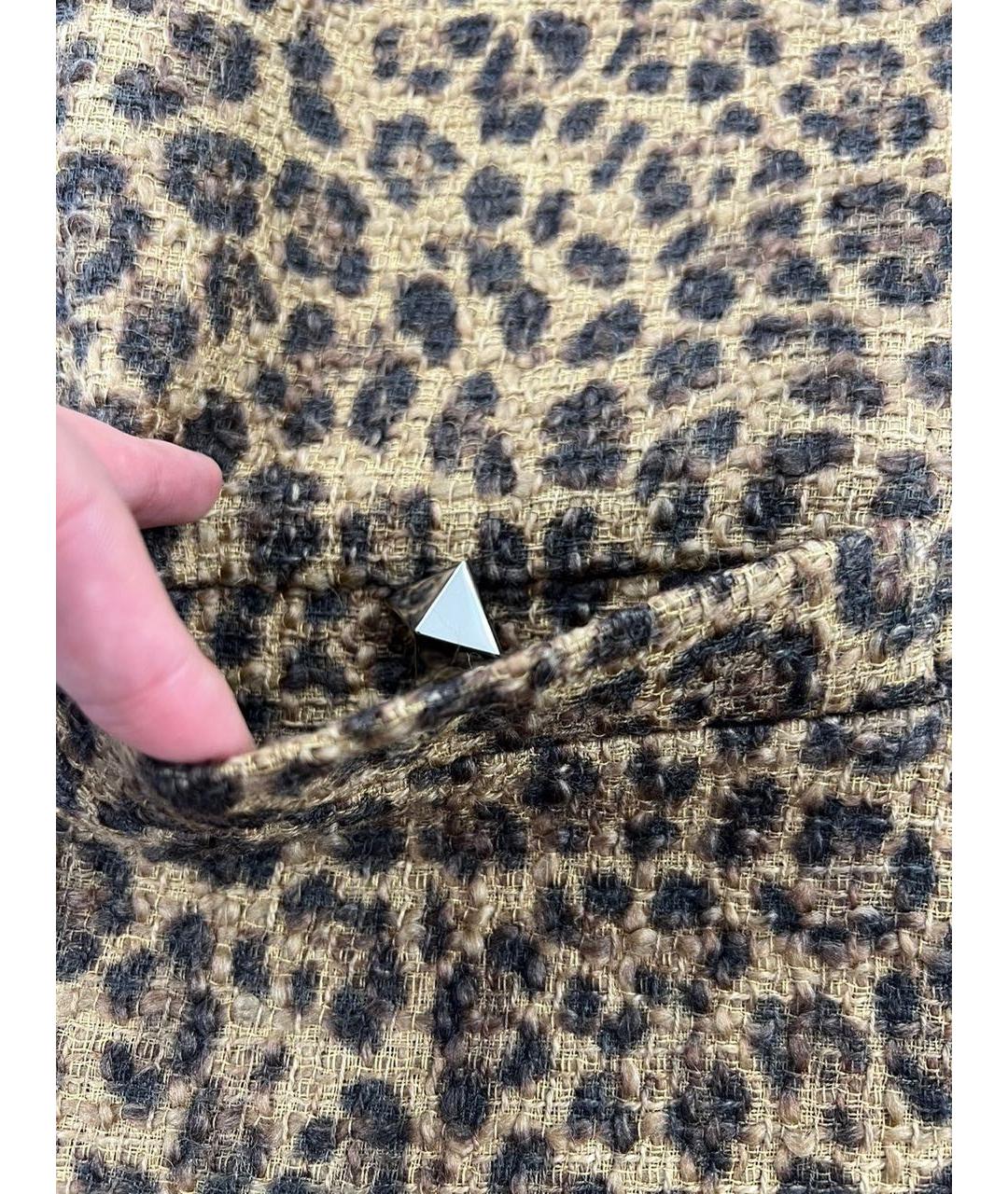 VALENTINO Коричневое повседневное платье, фото 6