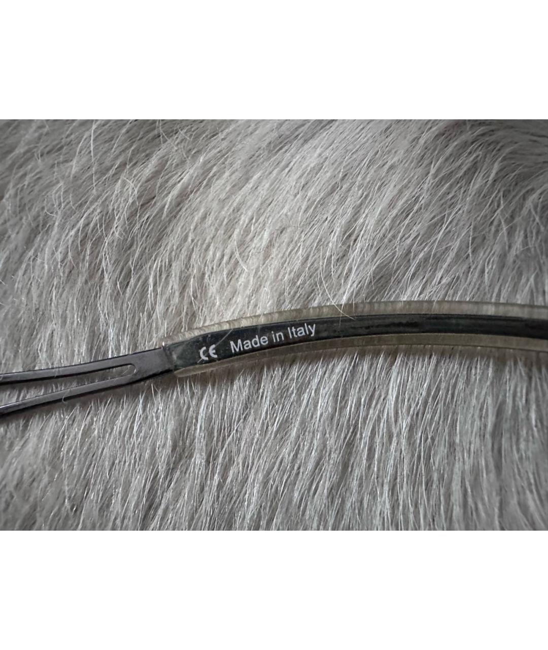 JEAN PAUL GAULTIER Черные металлические солнцезащитные очки, фото 3